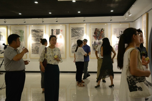 展览现场 党旗飘扬.长征路上中国画名家作品邀请展(第二回学院派)盛大开幕